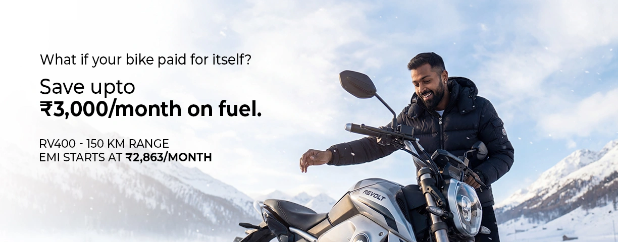 Save fuel with Revolt bike Purnia
